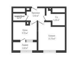 Продается 1-комнатная квартира Уральская ул, 38.8  м&sup2;, 5700000 рублей