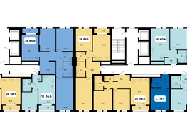 Продается 1-комнатная квартира ЖК Норд-Премьер, корпус 18, 40.4  м², 5555000 рублей