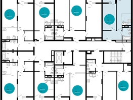 Продается 2-комнатная квартира ЖК 1799, литера 2.1, 44.22  м², 9830106 рублей