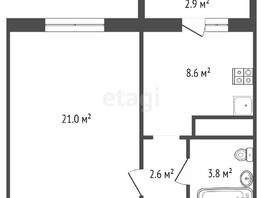 Продается 1-комнатная квартира Маршала Жукова пр-кт, 36  м², 5450000 рублей