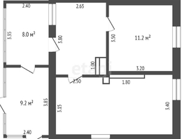 Продается Дом Привольная ул, 35  м², участок 6.2 сот., 1380000 рублей