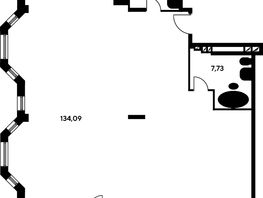 Продается 4-комнатная квартира ЖК Пушкин, 148.2  м², 40290000 рублей