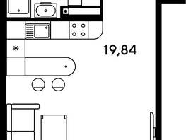 Продается Студия ЖК Малина Парк, дом 1, 28.74  м², 4480000 рублей