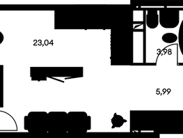 Продается Студия ЖК Культура, дом 1, 35.85  м², 9130000 рублей