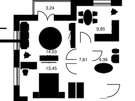 Продается 2-комнатная квартира ЖК Культура, дом 2, 52.54  м², 12910000 рублей