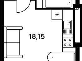 Продается 3-комнатная квартира ЖК Сезоны, 72.4  м², 9290000 рублей