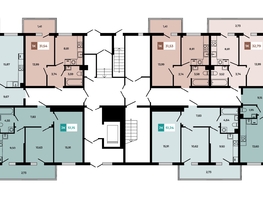 Продается 1-комнатная квартира ЖК Соседи, Этап 1 корпус 1, 43.66  м², 4715280 рублей