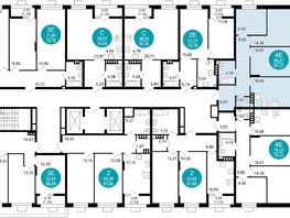 Продается 3-комнатная квартира ЖК 1799, литера 2.3, 82.37 м², 15329057 рублей