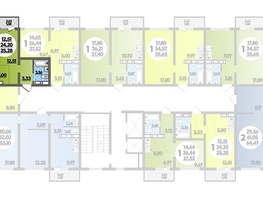 Продается Студия ЖК Платовский, литер 13, 25.28  м², 3425440 рублей