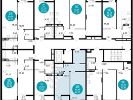 Продается 1-комнатная квартира ЖК 1799, литера 2.1, 48.27  м², 9547806 рублей