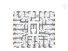 Продается 1-комнатная квартира ЖК Темп, дом 2, 39.07  м², 4380303 рублей