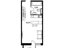 Продается Студия ЖК Малина Парк, дом 1, 24.18  м², 3570000 рублей