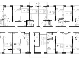 Продается 1-комнатная квартира ЖК Флора, литера 2.1, 37.6 м², 5489600 рублей