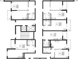 Продается 1-комнатная квартира ЖК Западные Аллеи, литера 5.1, 34.54 м², 5250080 рублей