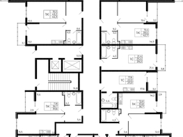Продается 1-комнатная квартира ЖК Западные Аллеи, литера 5.3, 34.4 м², 5228800 рублей