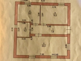 Продается Дом Александра Михайлова ул, 55 м², участок 8 сот., 7500000 рублей
