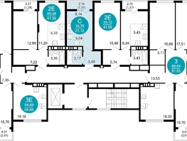 Продается 1-комнатная квартира ЖК 1799, литера 1.1, 21.12  м², 6016412 рублей