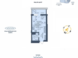 Продается Апартамент АК Аллея Дружбы, 30.86  м&sup2;, 8519212 рублей