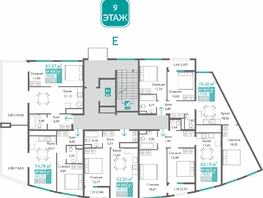Продается 3-комнатная квартира ЖК Барбарис, 75.02  м&sup2;, 10274684 рублей