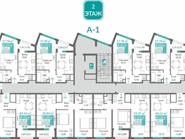 Продается 1-комнатная квартира ЖК Барбарис, 36.43  м&sup2;, 6813108 рублей