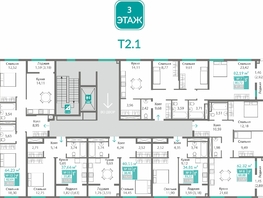 Продается 2-комнатная квартира ЖК Благо, 60.88  м&sup2;, 8921429 рублей
