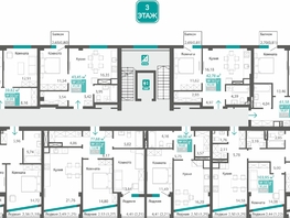 Продается 3-комнатная квартира  Клубный дом Маяковский, 95.08  м&sup2;, 18968460 рублей