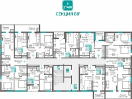 Продается 2-комнатная квартира ЖК Горизонты 3, 68.63  м&sup2;, 9532707 рублей
