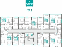 Продается 1-комнатная квартира ЖК Горизонты 2 , 34.37  м&sup2;, 6049120 рублей