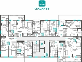 Продается 1-комнатная квартира ЖК Горизонты 3, 48.67  м&sup2;, 7392973 рублей