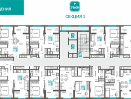 Продается 1-комнатная квартира ЖК Видный, 32.58  м&sup2;, 8926920 рублей