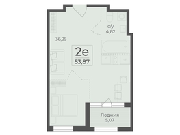 Продается 2-комнатная квартира ЖК Ботаника, сек 3-4, 53.87  м&sup2;, 19509020 рублей