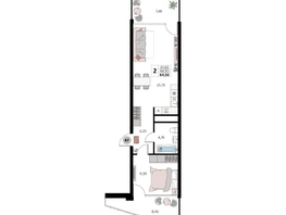 Продается Апартамент АК Атлантис Космос Крым, 64.5  м&sup2;, 27238350 рублей