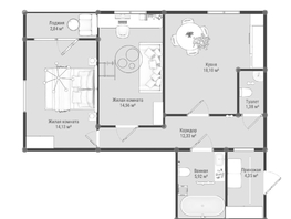Продается 2-комнатная квартира ЖК Образцово, дома 6-7, 72.19  м&sup2;, 8450000 рублей