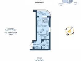 Продается Апартамент АК Аллея Дружбы, 27.75  м&sup2;, 7503600 рублей