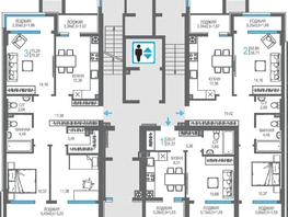 Продается 3-комнатная квартира ЖК На Фонтанке, 76.87  м&sup2;, 19105470 рублей