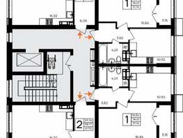 Продается 2-комнатная квартира ЖК Семисчастье, 61.71  м&sup2;, 12959100 рублей