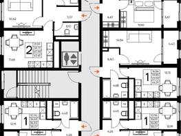 Продается 1-комнатная квартира ЖК Листория, этап 3, 37.94  м&sup2;, 6449800 рублей