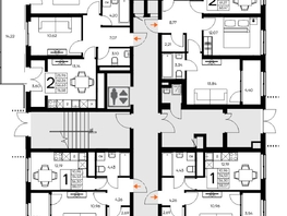 Продается 1-комнатная квартира ЖК Листория, этап 3, 55.75  м&sup2;, 9477500 рублей