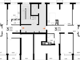 Продается 3-комнатная квартира ЖК Семисчастье, 140.83  м&sup2;, 25349400 рублей
